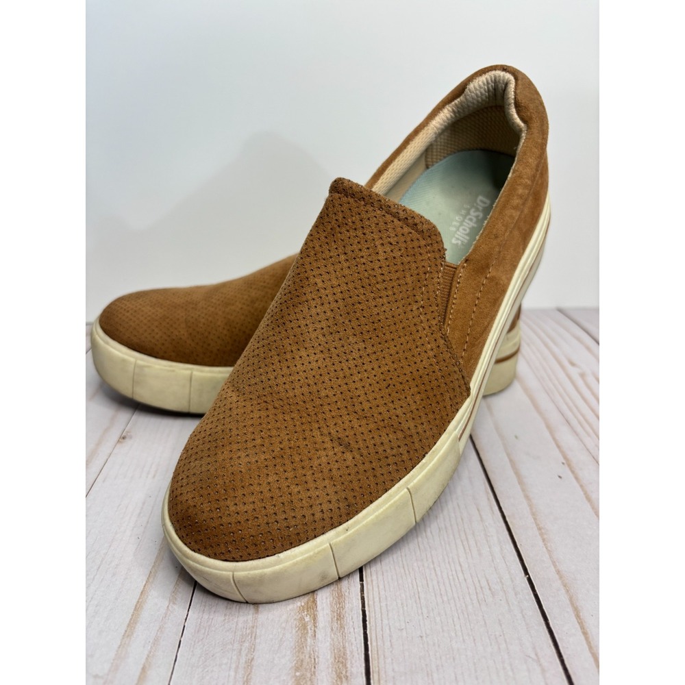 Dr. Scholl's Women's Happiness Lo Brown Comfort Sneaker Slip On Size 7M